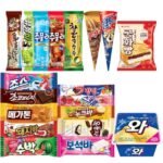 롯데웰푸드 옛날 막대 아이스크림 10종 50개