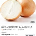 국내산 햇 양파 중사이즈 1.5kg
