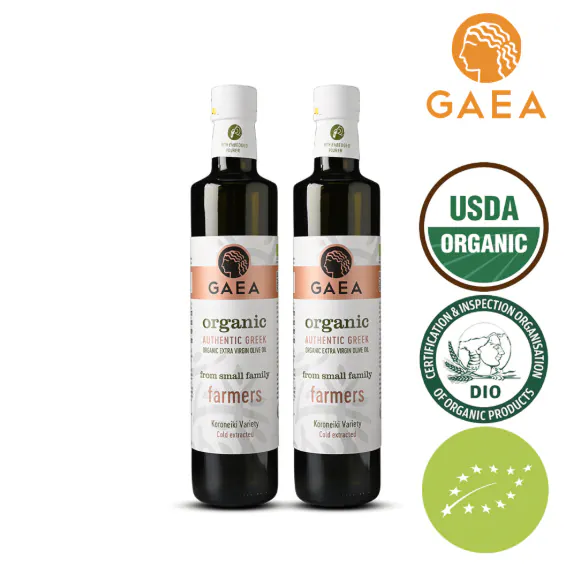 가이아 유기농 항공 직수입 고폴리페놀 햇올리브유 엑스트라버진 올리브오일 500ml, 2개 [원산지:그리스] (네멤40, 370 / 배송비 무료)
