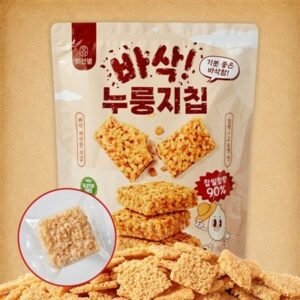추억의 찹쌀 바삭 누룽지칩, 502g, 2팩