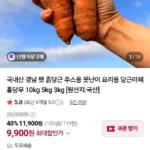 경남 햇 흙당근 10kg