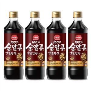 해표 순알콩 양조간장, 840ml, 4개