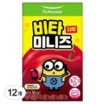 풀무원 비타미니즈 자두 음료, 140ml (12개) (140ml × 12개)