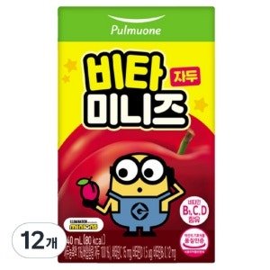 풀무원 비타미니즈 자두 음료, 140ml (12개) (140ml × 12개)
