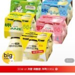 바나나맛 우유 5종 240mlx16개/메로나맛/딸기맛/바나나맛라이트