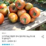 완숙 찰토마토 5kg 쥬스용