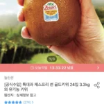 제스프리 썬 골드키위 24입 3.3kg