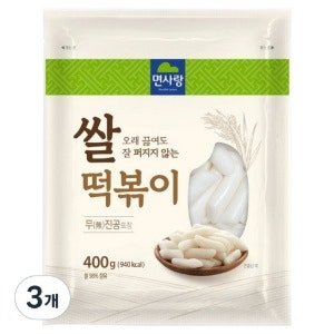 면사랑 쌀떡볶이떡, 400g (3개) (400g × 3개)