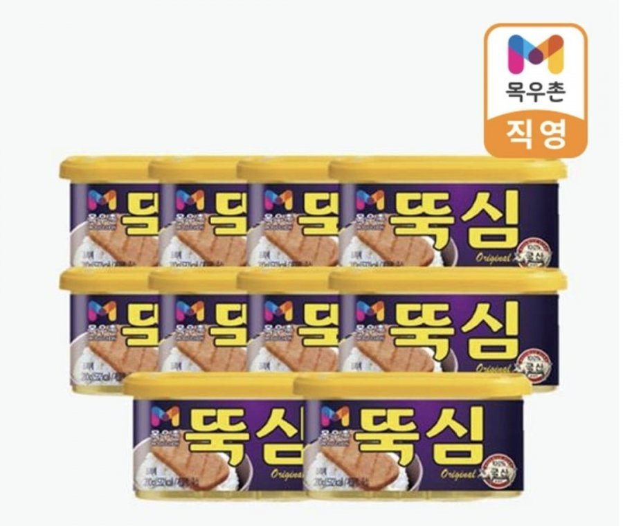 (네멤) 뚝심 200g 10캔 15, 920원, 목우촌 로스구이 250g 4개