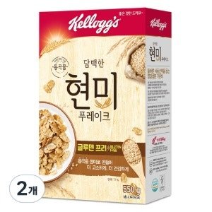 켈로그 현미 푸레이크, 550g (2개) (550g x 2개)