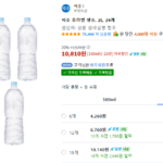 석수 무라벨 생수, 2L, 24개