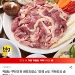 국산 1등급 생오리로스 슬라이스 1kg (냉동)