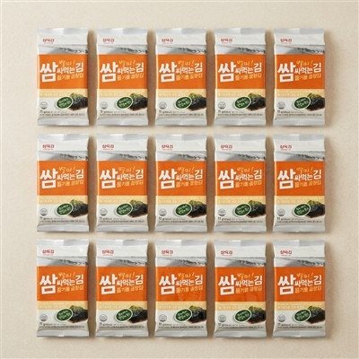 삼육김 쌈싸먹는김 들기름 곱창김, 11g, 20매, 20봉
