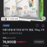 경기안성 경기미 햅쌀 10kg 2개 10% 할인