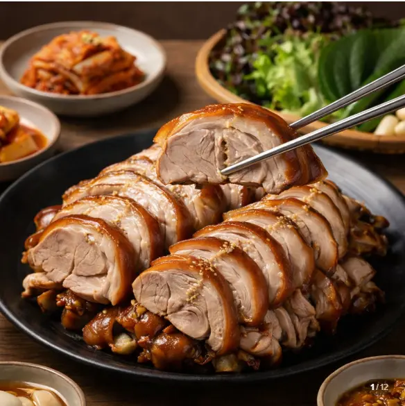삼형제고기 흑마늘 순살 족발 (250g X 3) 제로당 돼지 슬라이스 무뼈
