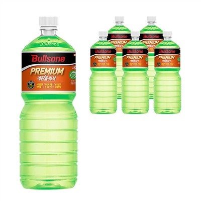 [불스원] 레인OK 프리미엄 에탄올 워셔액 1800ml 6개입
