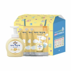 아이깨끗해 핸드워시 선물세트 본품 용기 490ml1개+리필 450ml 3개