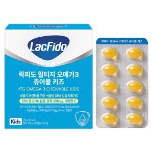 락피도 알티지 오메가3 츄어블 키즈 (90정 × 1개)