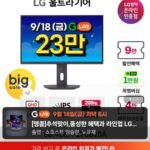 LG 울트라기어 27G610A 27인치 QHD IPS 200Hz 1ms 게이밍모니터