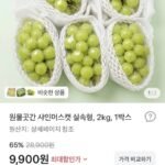 국내산 샤인머스켓 2kg