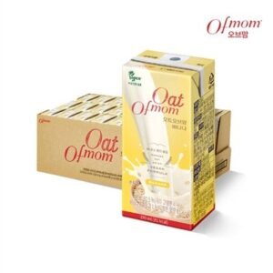 [배송딜][~26.10.12까지] 오트오브맘 오리지널 바나나맛 오트밀크 비건 귀리 우유 음료 190ml, 24개