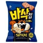 CJ 바삭칩 스팸맛 고단백 쌀과자, 45g (1개) (45g × 1개)