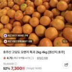 호주산 오렌지 특과 4kg