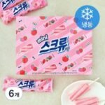 롯데웰푸드 스크류바 미니 (냉동) (12개입 × 25ml × 6개)