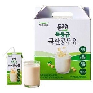 풀무원 특등급 국산콩 두유, 190ml (16개) (190ml × 16개)