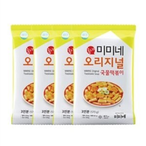 미미네 오리지널 국물떡볶이, 오리지널, 570g, 4봉