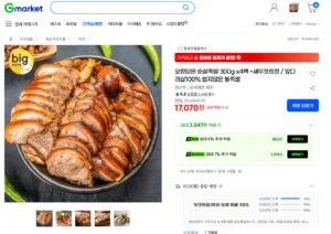 오향담은 순살족발 300g x 4