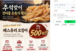 조미오징어 70g
