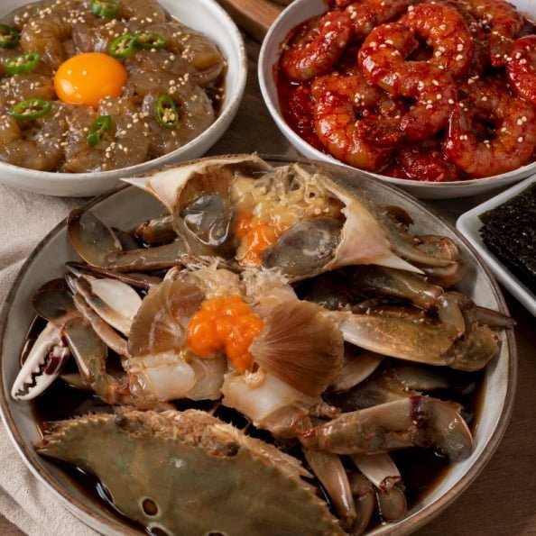암꽃게 간장게장 2kg+간장깐새우장 400g+양념깐새우장 400g