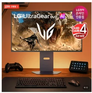 LG 울트라기어 32GX870B 4세대 OLED UHD 4K 240Hz FHD 480Hz