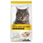 뽀시래기 고양이 전연령용 엘라이신 든든한 사료 (면역/항산화 × 15kg × 1개)