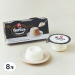 서울우유 저지밀크푸딩 (80g × 1개입 × 8개)