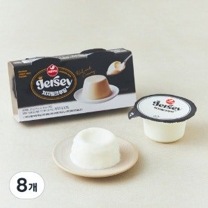 서울우유 저지밀크푸딩 (80g x 1개입 x 8개)