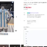 아르헨티나 2006 메시 홈/어웨이 저지 (JN3708)