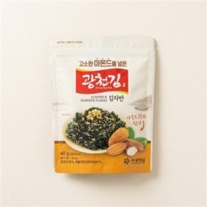 광천김 고소한 아몬드를 넣은 김자반, 40g, 10봉