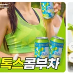 풀무원 톡스콤부차 스파클링 레몬맛 350ml 24캔
