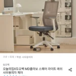 듀오백 스퀘어 라이트 메쉬 사무용의자