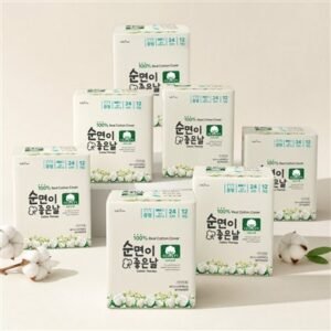 샐리의법칙 순면이좋은날 생리대, 중형, 12매, 7팩