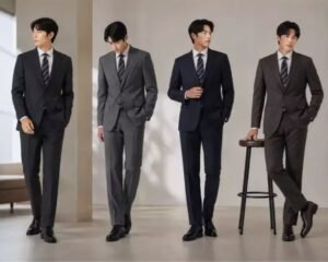 지이크 울 혼방 스판 정장 4종 택1