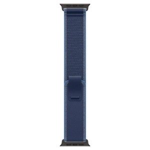Apple 정품 애플워치 트레일 루프 (애플워치 x 블루 / 블랙 티타늄 x 49mm x M/L x 1개)