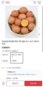 무항생제 특란 60구