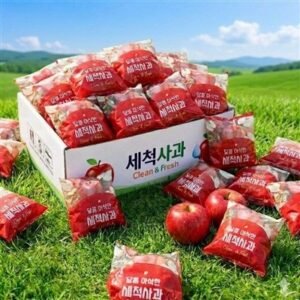홍로 세척사과, 16-25과 내외, 3kg, 1박스