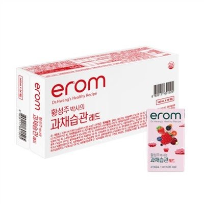 이롬 황성주 과채습관, 레드, 140ml, 24개