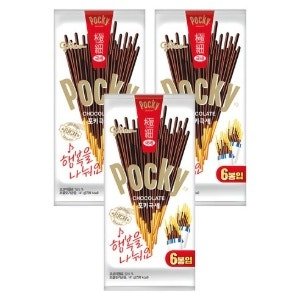 포키 극세 초코스틱, 141g (141g × 3개)