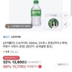 스프라이트 300ml 24개 + 카리나부채증정