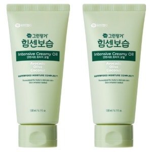 그린핑거 힘센보습 인텐시브 크리미 오일, 180ml (180ml × 2개)